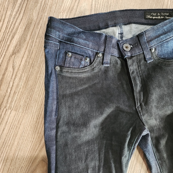 Rag and Bone suede denim jeans - Picture 4 of 5